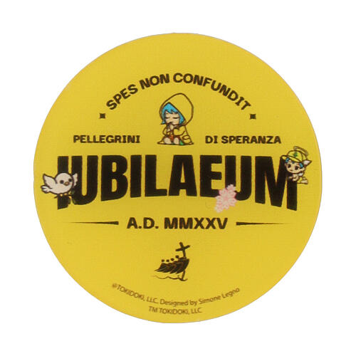 Acrylic brooch with Luce, Iubilaeum, Jubilee 2025 mascot by Tokidoki 1