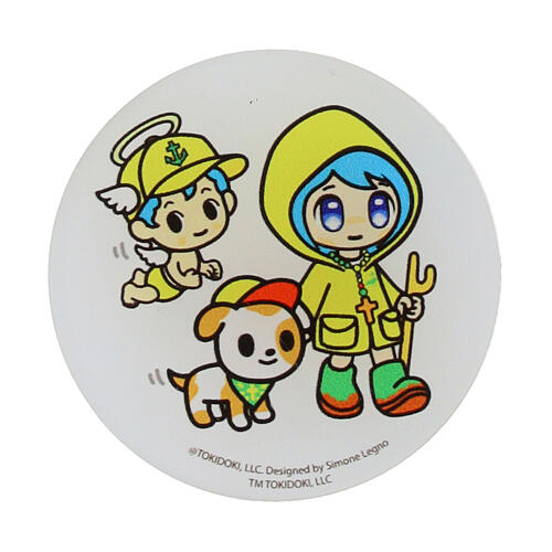 Spilla Luce and Friends mascotte Giubileo 2025 acrilico 1