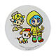 Spilla Luce and Friends mascotte Giubileo 2025 acrilico s1