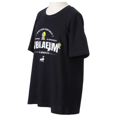 Black t-shirt with Luce and Friends, Jubilee 2025 official mascot 6