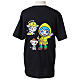 Camiseta mascote oficial Jubileu 2025 preta Luce and friends s3