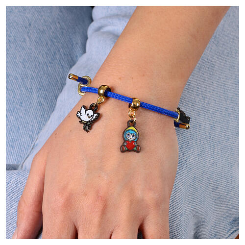 Luce and Friends bracelet with charms, Jubilee 2025 official mascot 2