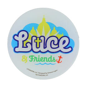 Acrylic brooch of Luce and Friends, Jubilee 2025