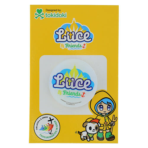 Acrylic brooch of Luce and Friends, Jubilee 2025 2