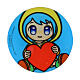 Luce Heart Mascot Jubilee 2025 Acrylic Pin s1