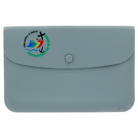 Astuccio logo ufficiale Giubileo 2025 silicone grigio 20x10 cm