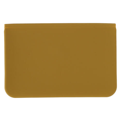 Carpeta de silicona logo oficial Jubileo 2025 marrón 20x10 cm 4