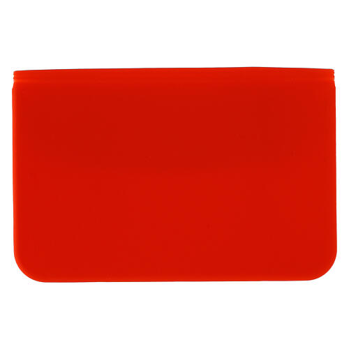 Busta silicone rosso stampa logo ufficiale Giubileo 2025 20x10 cm 4