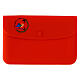 Busta silicone rosso stampa logo ufficiale Giubileo 2025 20x10 cm s1