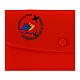 Busta silicone rosso stampa logo ufficiale Giubileo 2025 20x10 cm s2