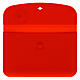 Busta silicone rosso stampa logo ufficiale Giubileo 2025 20x10 cm s3