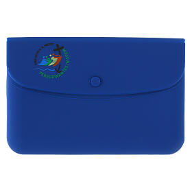 Blue silicone case, 8x4 in, official Jubilee 2025 logo
