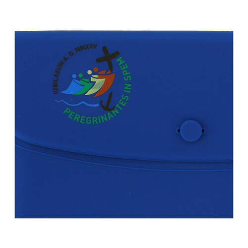 Blue silicone case, 8x4 in, official Jubilee 2025 logo 2