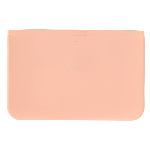 Pink silicone pouch, 8x5 in, official Jubilee 2025 logo 4