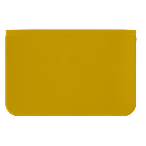 Estuche logotipo oficial Jubileo 2025 silicona amarilla 20x10 cm 3