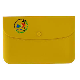 Astuccio logo ufficiale Giubileo 2025 silicone giallo 20x10 cm