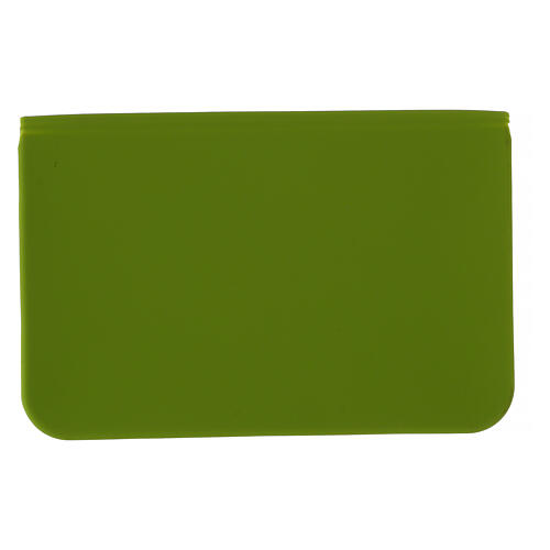 Busta verde logo ufficiale Giubileo 2025 silicone 20x10 cm 3