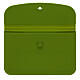Busta verde logo ufficiale Giubileo 2025 silicone 20x10 cm s4