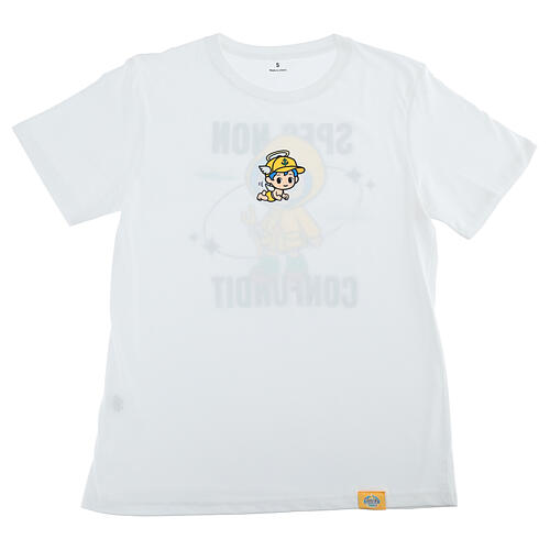 Maglietta bianca Iubi mascotte ufficiale Giubileo 2025 1