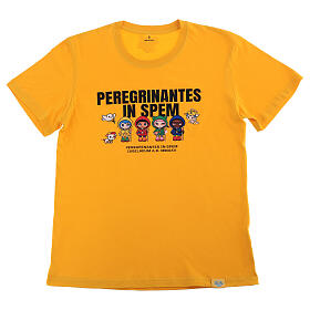 Camiseta amarilla Luce & Friends mascota oficial Jubileo 2025
