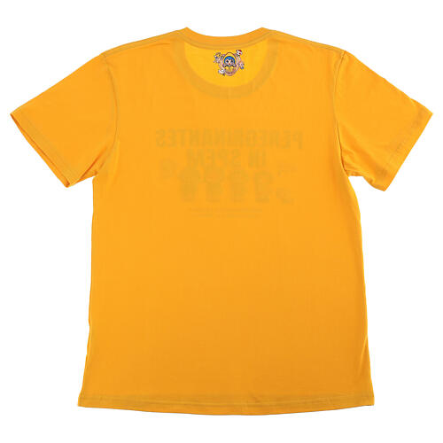 Camiseta amarilla Luce & Friends mascota oficial Jubileo 2025 4