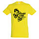 Yellow cotton T-shirt of Carlo Acutis by APE Social Wear s1