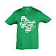 Green cotton kid's T-shirt of Carlo Acutis by APE Social Wear s1
