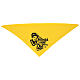 Bandana Carlo Acutis gialla 60x60 APE Social Wear s2