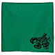 Green cotton bandana of Carlo Acutis by APE Social Wear, 24x24 in s1