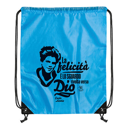 Sacola Carlo Acutis 35x40 cm azul APE Social Wear 1