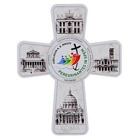 Cruz 4 Basílicas del Jubileo 2025 15x20cm Valenti