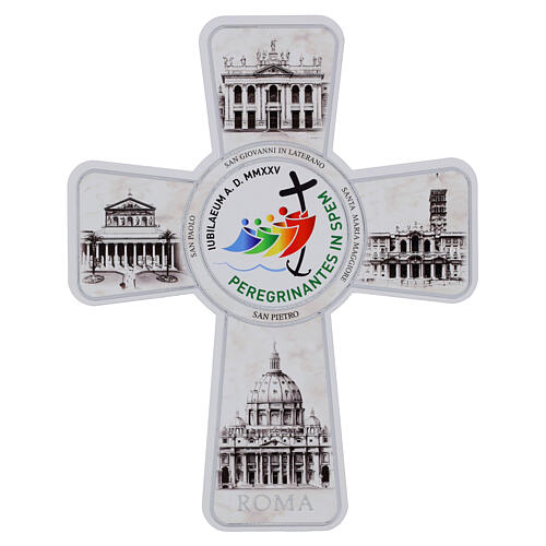 Cruz 4 Basílicas del Jubileo 2025 15x20cm Valenti 1