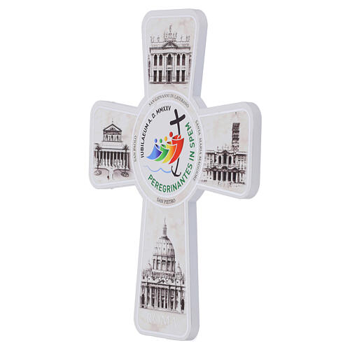 Cruz 4 Basílicas do Jubileu 2025 15x20 cm Valenti 3