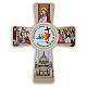 Last Supper cross for Jubilee 2025, gold leaf, 6x8 in, by Valenti s1