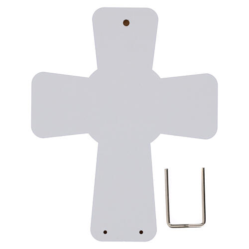 Cruz Última Cena lámina de oro Jubileo 2025 15x20 cm Valenti 4