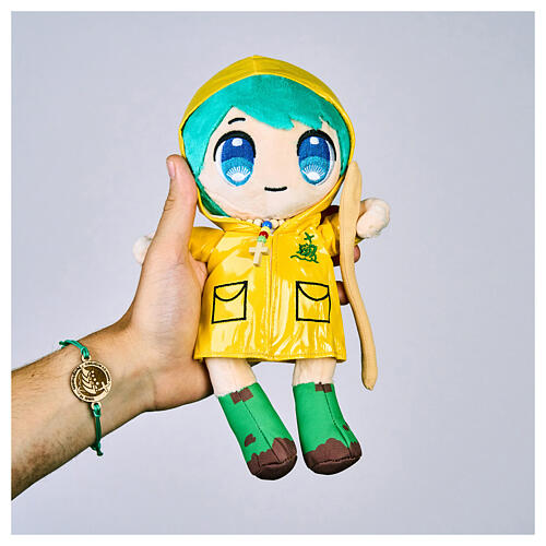 Conjunto de broches e peluche Luce mascote oficial Jubileu 2025 terço 3