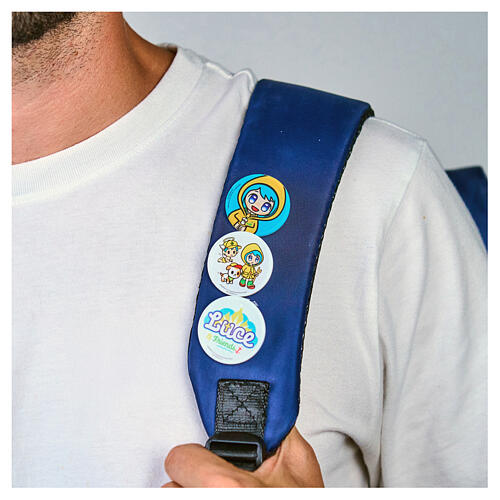 Luce key ring, cap with official Jubilee 2025 logo and rosary 2