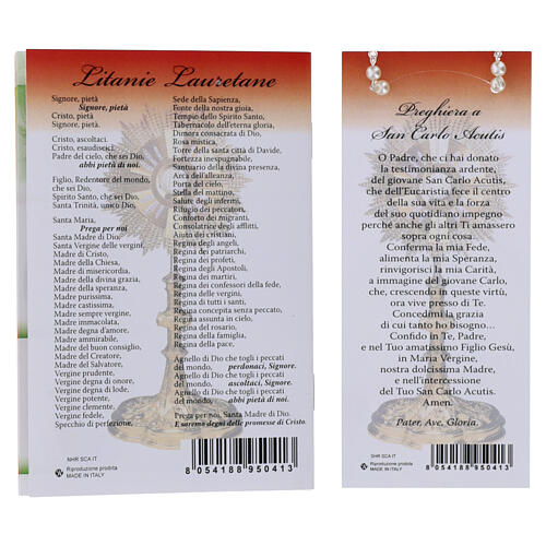 Libro Santo Rosario segnalibro e rosario Santo Carlo Acutis 4