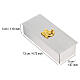 Scatola chiavi tabernacolo metallo pani e pesci color oro 3x12x5 cm s3