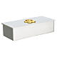 Scatola chiavi tabernacolo metallo pani e pesci color oro 3x12x5 cm s6