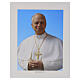 Poster Papa Leone XIV su sfondo azzurro 50x35 cm s1