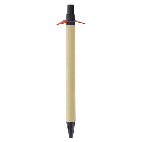 Stylo à bille écologique Tau Monastère des Clarisses, finition noire 3