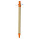 Bolígrafo ecológico paloma Monasterio Clarisas naranja s3