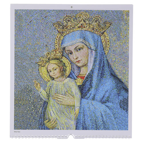 Madonna 2027 wall calendar, 14x12 in, Totus Tuus 3