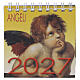 Mini calendrier 2027 Anges de Raphaël 8x8 cm s1