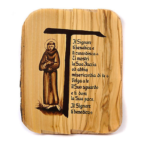 Saint Francis blessing 16x19 1