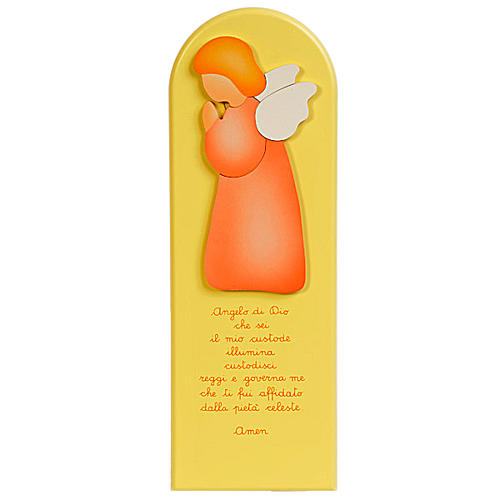 Angel of God yellow plaque 2