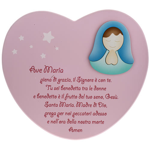 Cuore cantico Ave Maria rosa Azur Loppiano 1