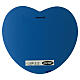 Heart-shaped blue ornament with prayer to the Guardian Angel, Azur Loppiano s3