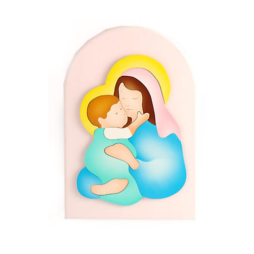 Retablo Mater amabilis grande rosa 1